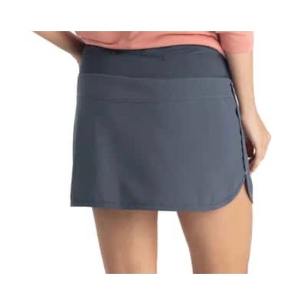Free Fly Womens Bamboo Skort Dark Gray Active Skirt w/ Shorts